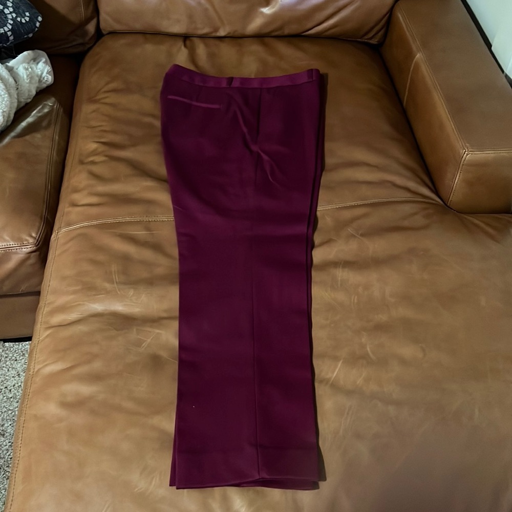 Banana Republic cranberry dress pants